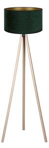 Brilagi - Lampada con piedistallo VELVET 1xE27/60W/230V beige/verde