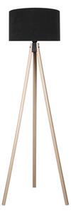 Brilagi - Lampada con piedistallo VELVET 1xE27/60W/230V beige/nero