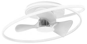 Plafoniera led ventilatore 55w cct 5500 lumen bianco d.78x23cm led-