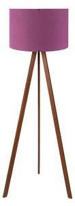 Lampada da terra AYD 1xE27/40W/230V viola/marrone