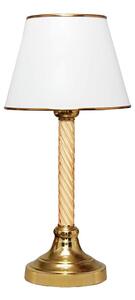 Lampada da tavolo AYD 1xE27/40W/230V bianco/oro