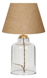 Lampada da tavolo AYD 1xE27/40W/230V marrone/trasparente