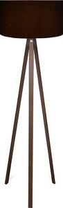 Lampada da terra AYD 1xE27/40W/230V nera/marrone