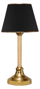 Lampada da tavolo AYD 1xE27/40W/230V nera/oro