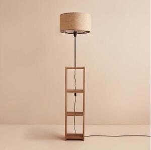 Lampada da terra AYD 1xE27/40W/230V marrone/beige
