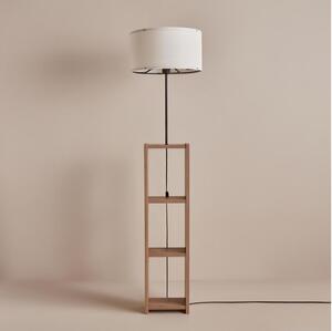 Lampada da terra AYD 1xE27/40W/230V marrone/bianco