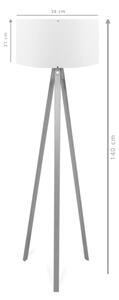 Lampada da terra AYD 1xE27/40W/230V marrone