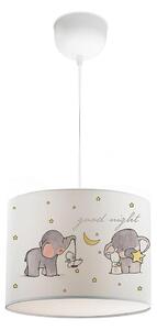 Lampadario per cameretta CANDY 1xE27/40W/230V bianco/beige