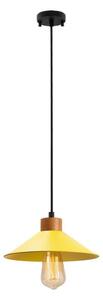 Lampadario a sospensione su cavo MANAVGAT 1xE27/40W/230V giallo/marrone