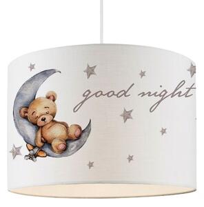 Lampadario per cameretta CANDY 1xE27/40W/230V bianco/marrone