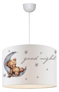 Lampadario per cameretta CANDY 1xE27/40W/230V bianco/marrone
