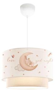 Lampadario per bambini CANDY 1xE27/40W/230V bianco/beige