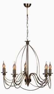 Lampadario CLASSIC a catena, 5xE14/40W/230V, finitura bronzo