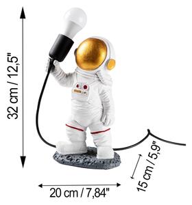 Lampada per bambini ASTRONAUT 1xE27/40W/230V rame/bianco