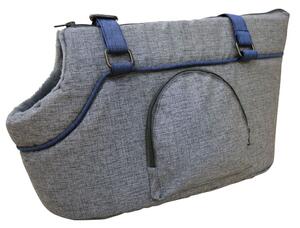 Borsa per animali Kerbl Marie 40x20x21 cm Grigio e blu
