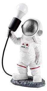 Lampada da notte per bambini ASTRONAUT 1xE27/40W/230V argento/bianco