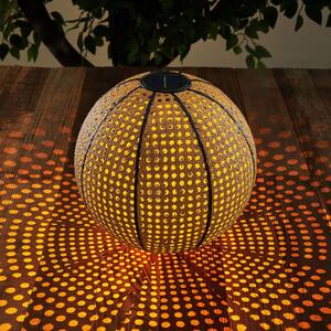 Lindby Lemark lampada LED solare, sfera, picchetto