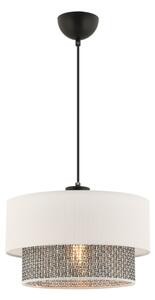 Lampadario a cavo ECHO 1xE27/60W/230V crema/grigio
