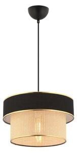 Lampadario sospeso con cavo ERO 1xE27/60W/230V nero/beige