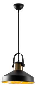 Lampadario a sospensione con cavo DODO 1xE27/40W/230V nero/bronzo