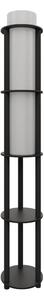 Lampada da terra con ripiani NOTO 1xE27/40W/230V nera