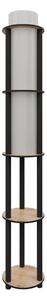 Lampada da terra con ripiani NOTO 1xE27/40W/230V beige/nera