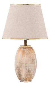 Lampada da tavolo RAMZES 1xE27/40W/230V crema/oro