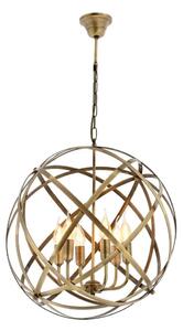 Lampadario a catena IRONBALL 6xE27/40W/230V oro