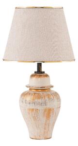 Lampada da tavolo RAMZES 1xE27/40W/230V crema/oro