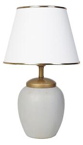 Lampada da tavolo RAMZES 1xE27/40W/230V bianca/grigia