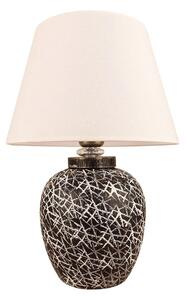 Lampada da tavolo RAMZES 1xE27/40W/230V bianco/nero