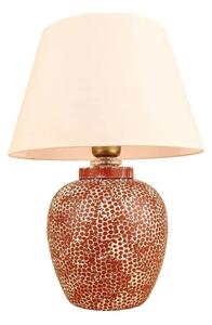 Lampada da tavolo RAMZES 1xE27/40W/230V crema/rosso