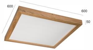 Brilagi-Luce LED dimmerabile WOODY FRAME LED/50W/230V quercia 60x60 cm IP44 + +TC