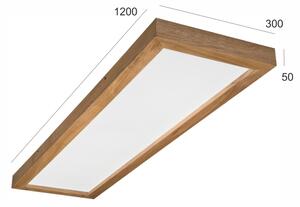 Brilagi - Plafoniera da bagno LED WOODY FRAME LED/40W/230V 120x30 cm IP44 rovere