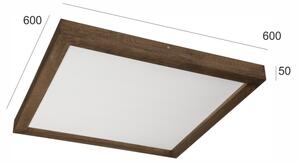 Brilagi-LED Plafoniera da bagno WOODY FRAME LED/40W/230V 60x60 cm IP44 rovere/noce