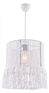 Lampadario su cavo NESS MACRAME 1xE27/40W/230V bianco