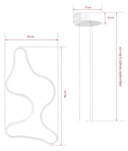 Lampadario a sospensione con cavo ARTISAN LED/36W/230V 4000K bianco
