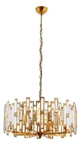 Lampadario a catena CRYSTALLINE 6xE14/40W/230V ramato