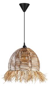 Lampadario sospeso con cavo RUYO 1xE27/40W/230V marrone