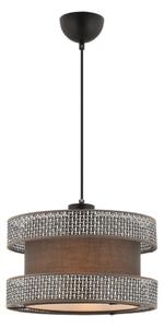 Lampadario a cavo HALO 1xE27/60W/230V marrone/grigio