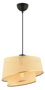 Lampadario sospeso a cavo BARETTE 1xE27/60W/230V marrone/oro