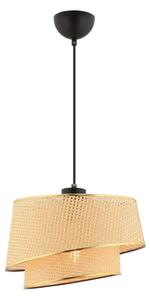 Lampadario sospeso a cavo BARETTE 1xE27/60W/230V marrone/oro