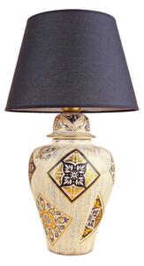 Lampada da tavolo RAMZES 1xE27/40W/230V blu/beige