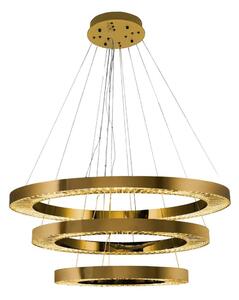 Lampadario LED a sospensione con cavo JESI LED/99W/230V 3000K diam. 100 cm bronzo