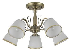 Lampadario a stelo LOSANNA 5xE14/40W/230V in ottone