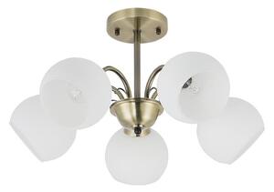 Lampadario a stelo NESTOR 5xE27/40W/230V ottone