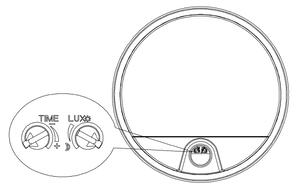 Top Light - Lampada da parete LED per esterni con sensore BARI LED/15W/230V IP54