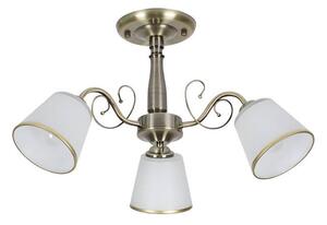 Lampadario a stelo LOSANNA 3xE14/40W/230V in ottone