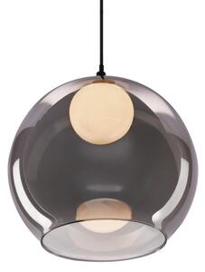 Lampadario a sospensione su cavo BRIN 1xG9/15W/230V nero fumé