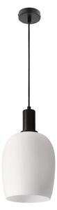 Lampada sospesa a cavo WOLKEN 1xE27/40W/230V bianco/nero